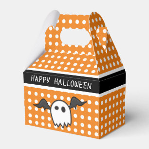 Niedlich Orange Ghost Halloween-Party Geschenkschachtel