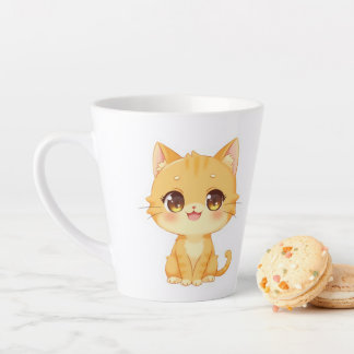Niedlich Orange Kitten Milchtasse