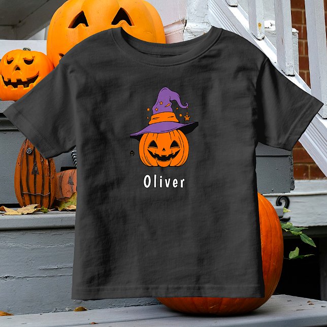 Niedlich Orange Kürbislaterne Pumpkin Halloween Na Kleinkind T-shirt (Von Creator hochgeladen)