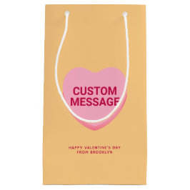 Niedlich orange-rosa Konversation Kleine Geschenktüte