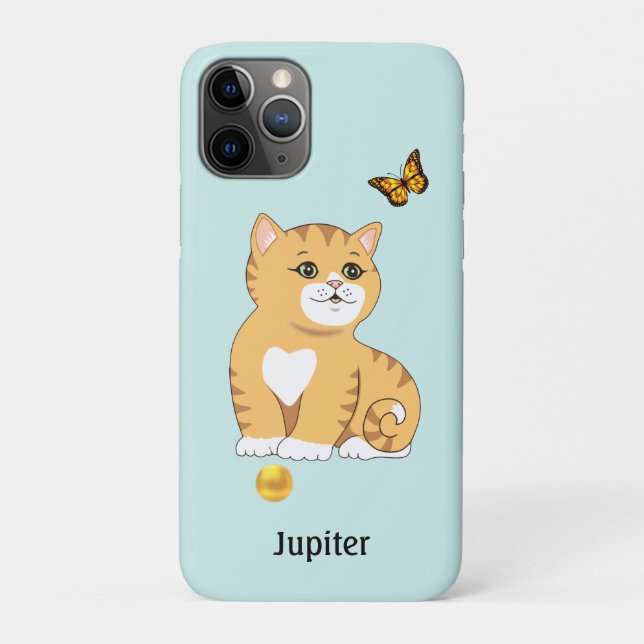 Niedlich Orange Tabby Kitty Cat Case-Mate iPhone Hülle (Rückseite)