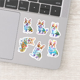 Niedlich Orangenkorgi für eine positive Stimmung Aufkleber