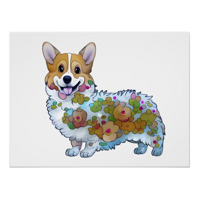 Niedlich Orangenkorgi für eine positive Stimmung Poster (Vorderseite)