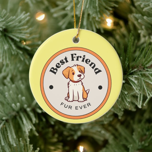 NIEDLICH! Ornament - Bester Freund Fur je - Welpe (Baum)