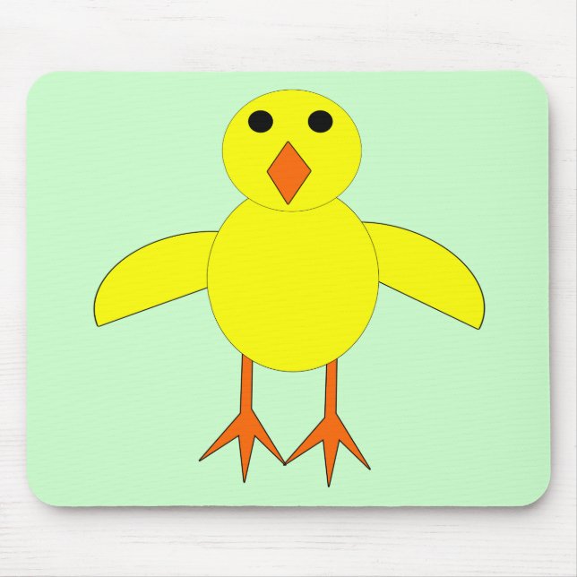 Niedlich Osterchick Mousepad (Vorne)