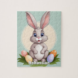 Niedlich Osterfest Personalisierte Kinder Puzzle