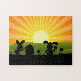Niedlich Ostergebälk Puzzle
