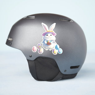 Niedlich Osterhase 01 Aufkleber