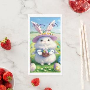 Niedlich Osterhase 01 Serviette