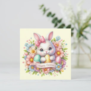 Niedlich Osterhase Feiertagskarte