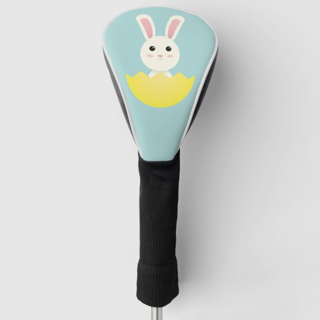 Niedlich Osterhase I Golf Headcover (Vorderseite)