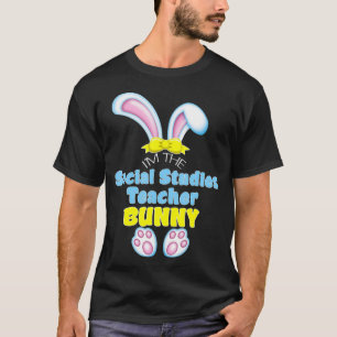 Niedlich Osterhase Ich bin Lehrerin für Sozialwiss T-Shirt