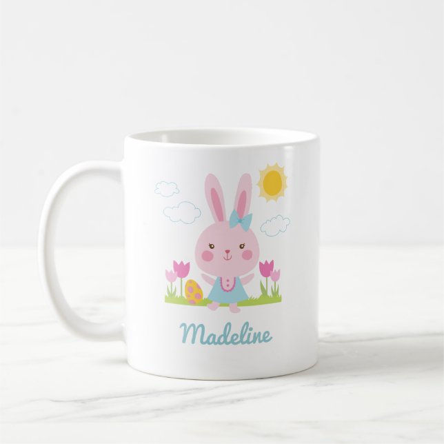 Niedlich Osterhase Kaffeetasse (Links)
