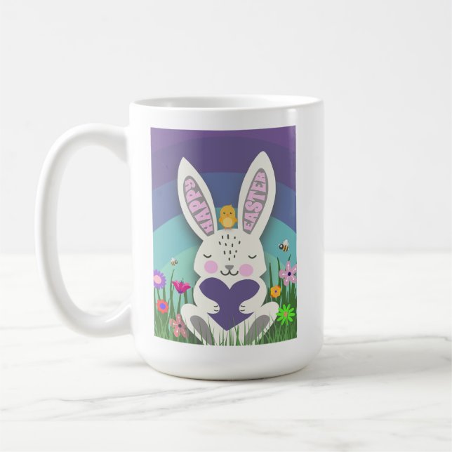 Niedlich Osterhase Kaffeetasse (Links)