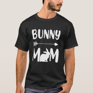 Niedlich Osterhase Mama Muttertag T-Shirt
