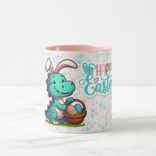 Niedlich, Osterhasen-Dinosaurier Tasse