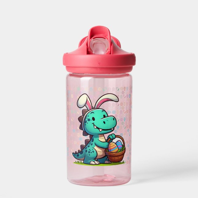 Niedlich, Osterhasen-Dinosaurier Trinkflasche (Vorne)