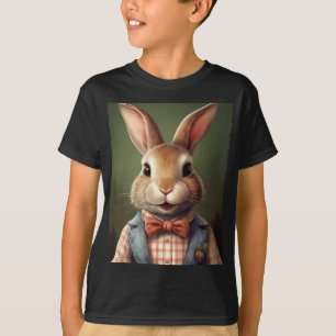 Niedlich Osterhasen Krawatte Rabbit Happy Osterjun T-Shirt