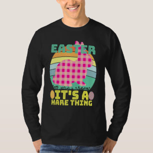 Niedlich Ostern Adortable Bunny Rabbit Kariert Pa T-Shirt