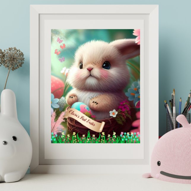 Niedlich Ostern Bsonnige Hase Personalisierte Kuns Poster (Von Creator hochgeladen)