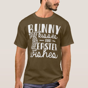 Niedlich Ostern Bunny Bunny Kisses & Osterwünscht  T-Shirt