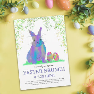 Niedlich Ostern Bunny Egg Hunt und Brunch Lila