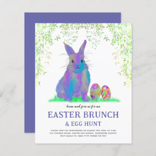 Niedlich Ostern Bunny Egg Hunt und Brunch Lila