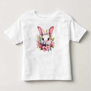 Niedlich Ostern Bunny Portrait Geschenk T - Shirt