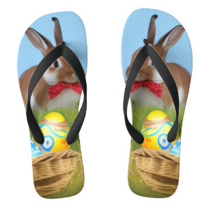 Niedlich Ostern-Bunnyum für eine positive Stimmung Flip Flops