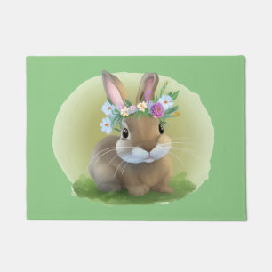 Niedlich Ostern-Bunnyum für eine positive Stimmung Fußmatte