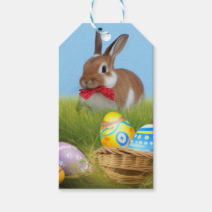 Niedlich Ostern-Bunnyum für eine positive Stimmung Geschenkanhänger
