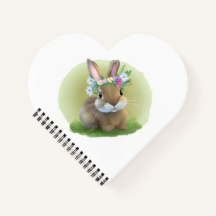 Niedlich Ostern-Bunnyum für eine positive Stimmung Notizbuch