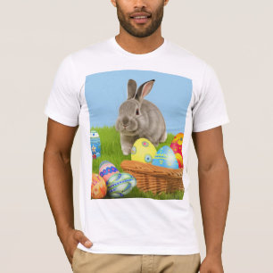 Niedlich Ostern-Bunnyum für eine positive Stimmung T-Shirt