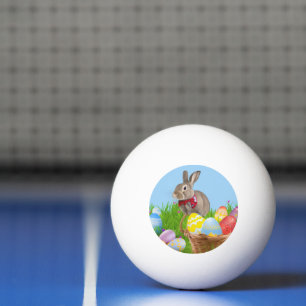 Niedlich Ostern-Bunnyum für eine positive Stimmung Tischtennisball