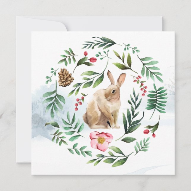 Niedlich Ostern Einladung (Vorderseite)