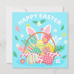 Niedlich Ostern Feiertagskarte