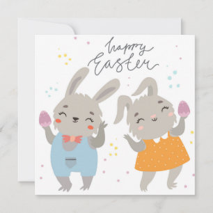 Niedlich Ostern Feiertagskarte