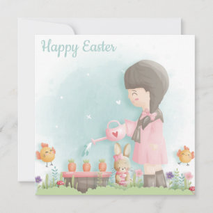 Niedlich Ostern Feiertagskarte