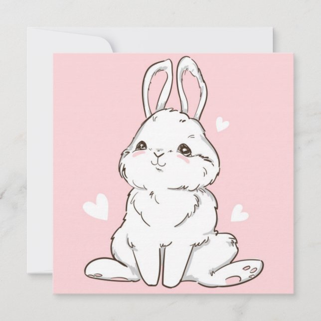 Niedlich Ostern Feiertagskarte (Vorderseite)