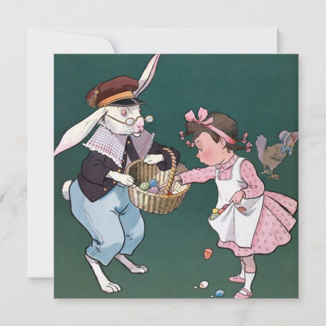 Niedlich Ostern Feiertagskarte (Vorderseite)