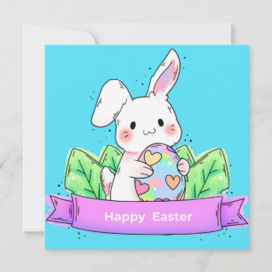 Niedlich Ostern Feiertagskarte