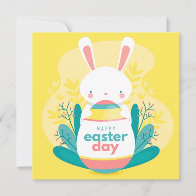 Niedlich Ostern Feiertagskarte (Vorderseite)