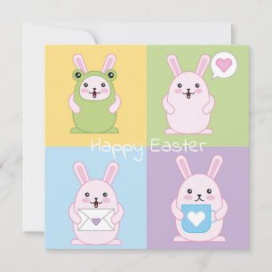 Niedlich Ostern Feiertagskarte