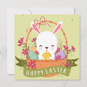 Niedlich Ostern Feiertagskarte