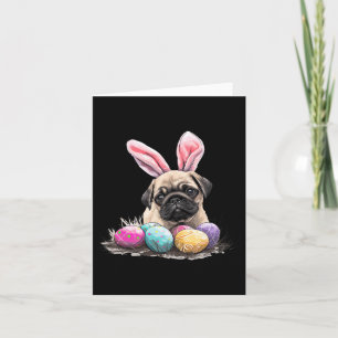 Niedlich Ostern Mops Hund Ostern Mops Hund Happy O Karte