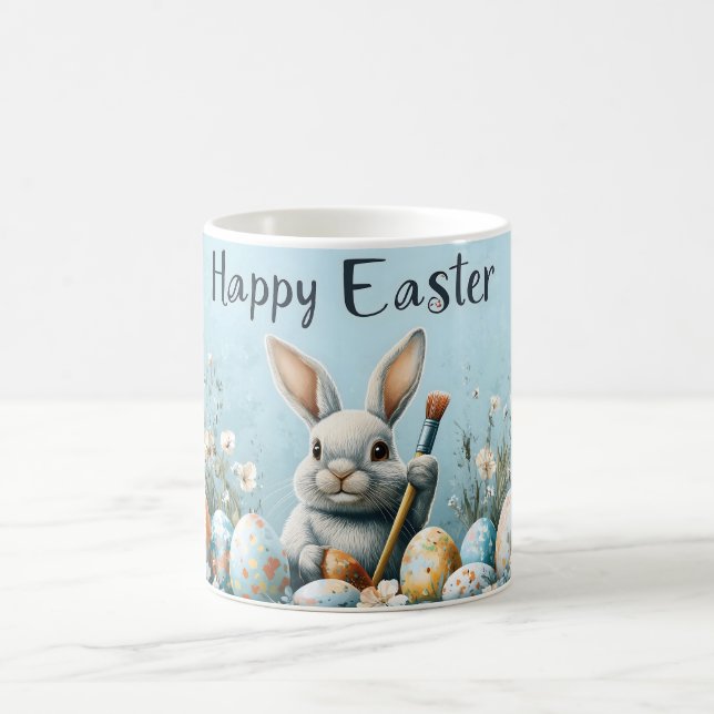 Niedlich Ostern Sonnenanbeter: Springtime Art Kaffeetasse (Mittel)