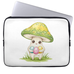 Niedlich-Osterpilz Laptopschutzhülle