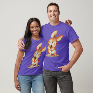 Niedlich Ostersonne Lila Unisex Erwachsene T Shirt