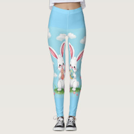 Niedlich Ostersonnige Leggings - Fun Spring De