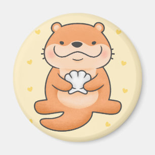 Niedlich Otter Magnet